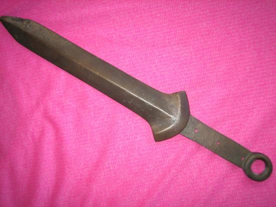 Antique Bronze Dagger / Magazine Knife